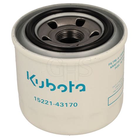 kubota fuel filter replacement